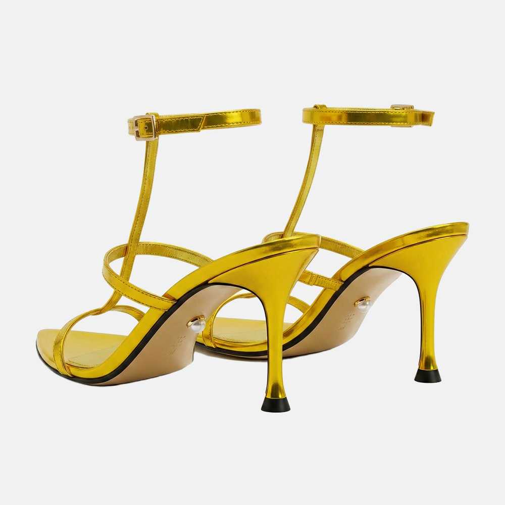 Super Flea Market+Alevi +gold strap heels+Brand donation+1